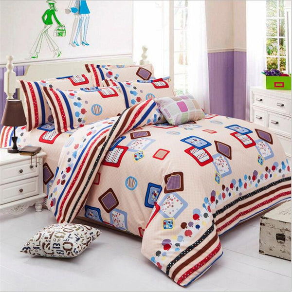 Reactive Printing Bedding Set