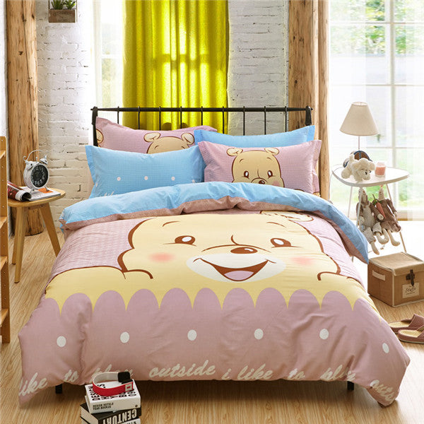 Cute Cartoon Bed Sheet
