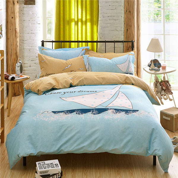 Cute Cartoon Bed Sheet