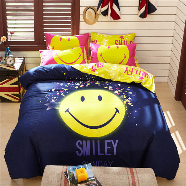 Cute Cartoon Bed Sheet
