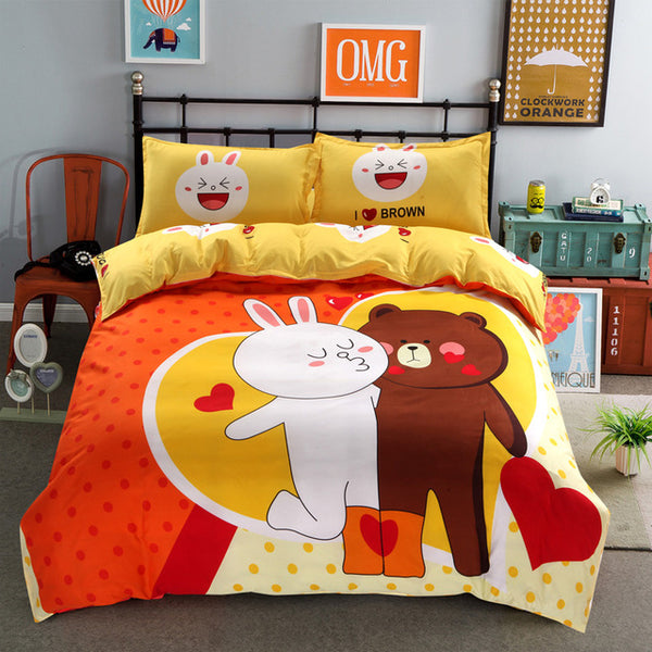 Cartoon 3d Bedding Set