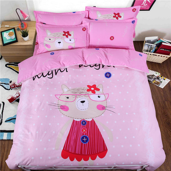 Cartoon Pattern Bedding Set