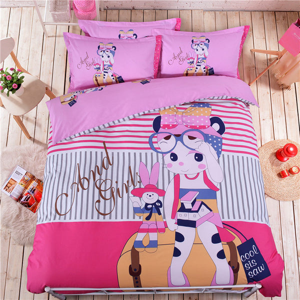 Cartoon Pattern Bedding Set
