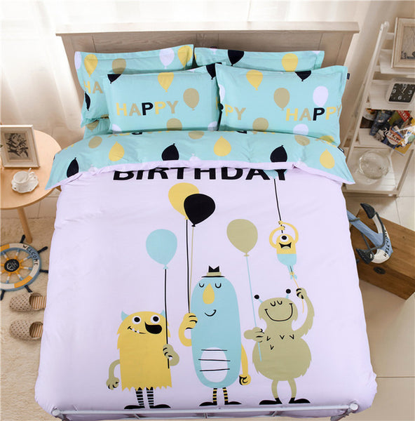 Cartoon Pattern Bedding Set